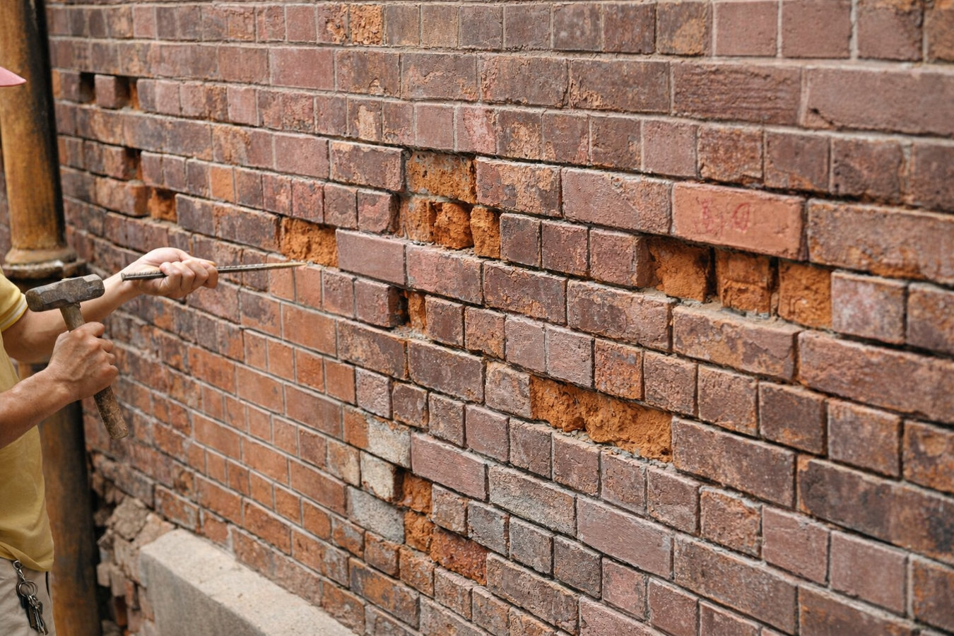 Brick repair in Walnut, CA
